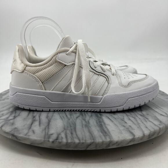 Reebok Womens 6 Shoe Cloud White Leather Entrap Low Top Athletic Sneakers EG4329 - Picture 2 of 12